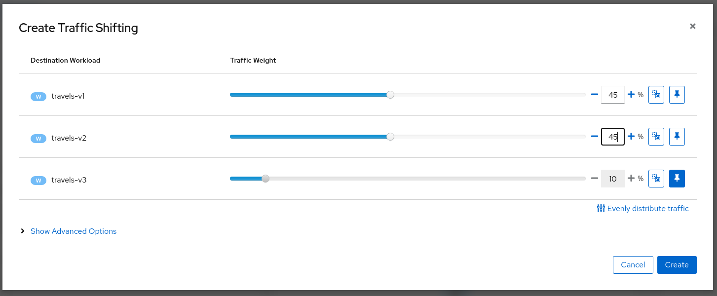 Traffic Shifting